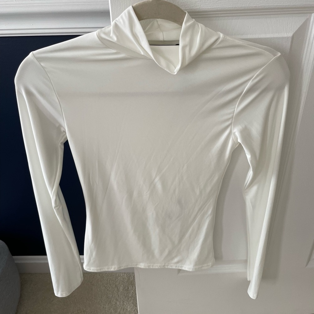BUNDLE & SAVE - long sleeve white mock neck